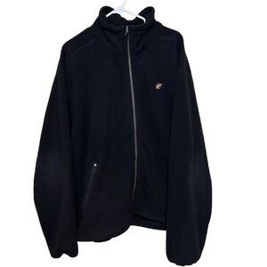 McAlister Heavyweight Fleece Jacket Mens 2XL Black Full Zip Mock Neck Hunting
